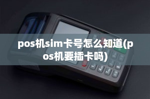 pos机sim卡号怎么知道(pos机要插卡吗)