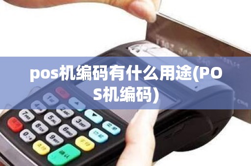 pos机编码有什么用途(POS机编码)
