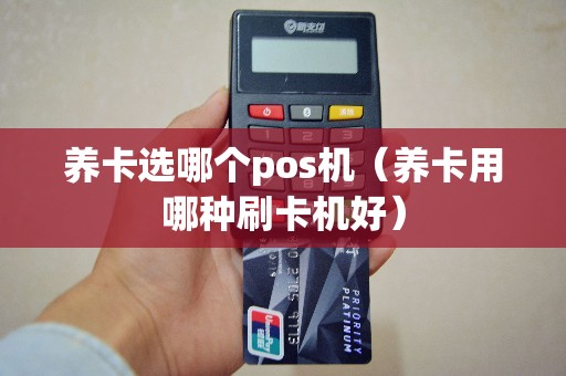 养卡选哪个pos机（养卡用哪种刷卡机好）