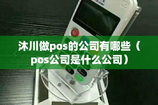 沐川做pos的公司有哪些（pos公司是什么公司）