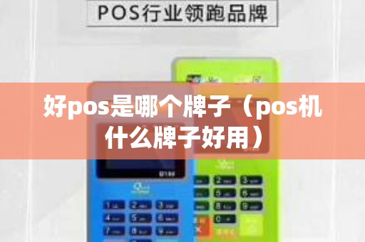 好pos是哪个牌子（pos机什么牌子好用）
