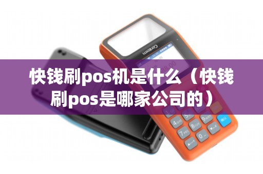 快钱刷pos机是什么（快钱刷pos是哪家公司的）