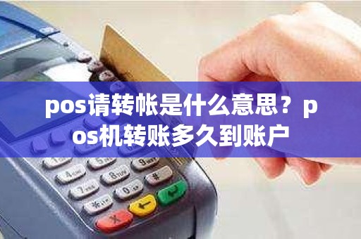 pos请转帐是什么意思？pos机转账多久到账户