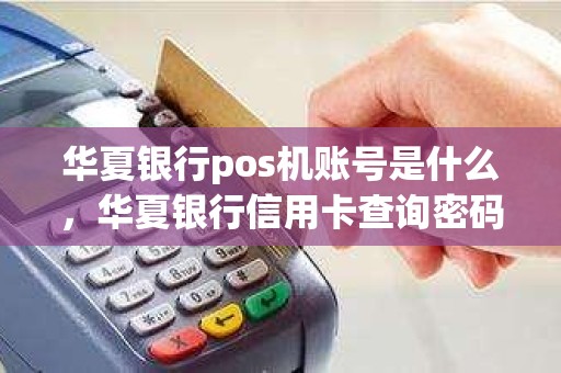 华夏银行pos机账号是什么，华夏银行信用卡查询密码是什么
