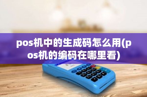 pos机中的生成码怎么用(pos机的编码在哪里看)