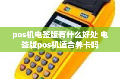 pos机电签版有什么好处 电签版pos机适合养卡吗