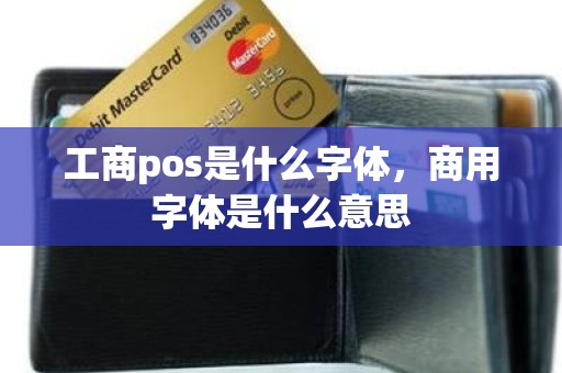 工商pos是什么字体，商用字体是什么意思