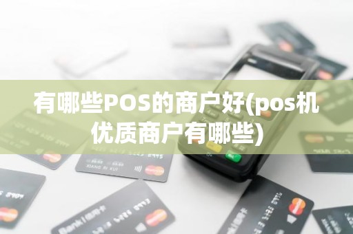 有哪些POS的商户好(pos机优质商户有哪些)