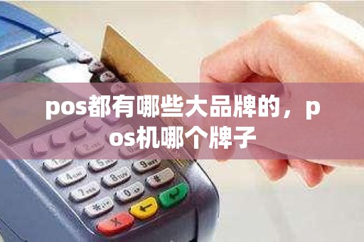 pos都有哪些大品牌的，pos机哪个牌子