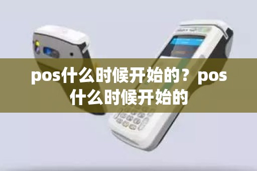 pos什么时候开始的？pos什么时候开始的