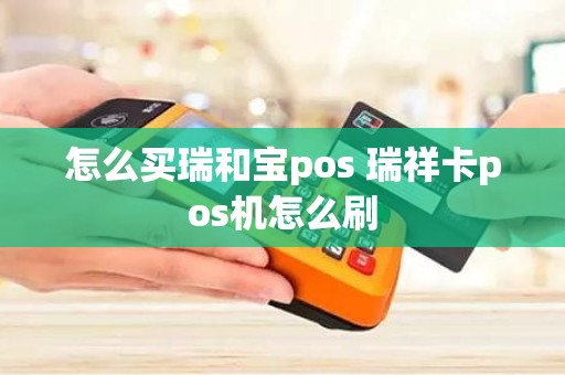 怎么买瑞和宝pos 瑞祥卡pos机怎么刷