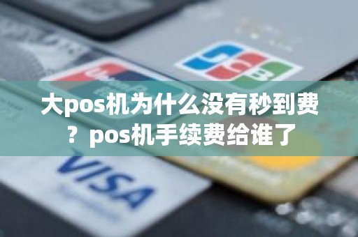 大pos机为什么没有秒到费？pos机手续费给谁了