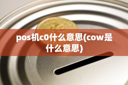 pos机c0什么意思(cow是什么意思)
