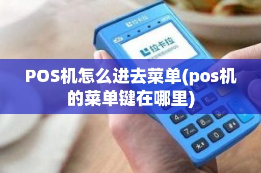 POS机怎么进去菜单(pos机的菜单键在哪里)