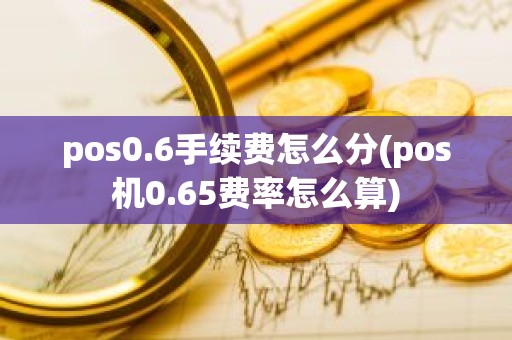 pos0.6手续费怎么分(pos机0.65费率怎么算)