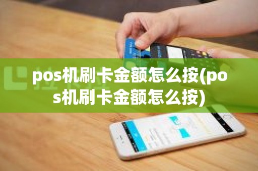 pos机刷卡金额怎么按(pos机刷卡金额怎么按)