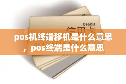 pos机终端移机是什么意思，pos终端是什么意思