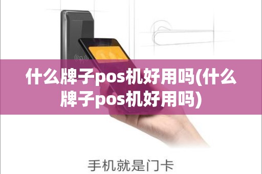 什么牌子pos机好用吗(什么牌子pos机好用吗)