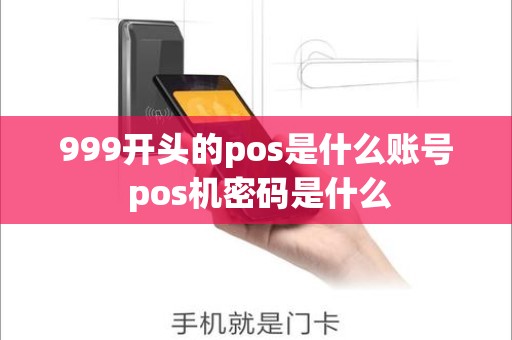 999开头的pos是什么账号 pos机密码是什么