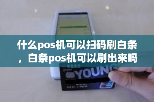 什么pos机可以扫码刷白条，白条pos机可以刷出来吗