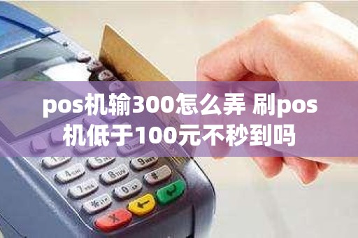 pos机输300怎么弄 刷pos机低于100元不秒到吗