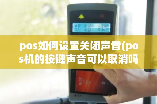 pos如何设置关闭声音(pos机的按键声音可以取消吗)