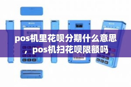pos机里花呗分期什么意思，pos机扫花呗限额吗