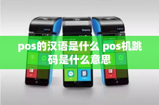pos的汉语是什么 pos机跳码是什么意思