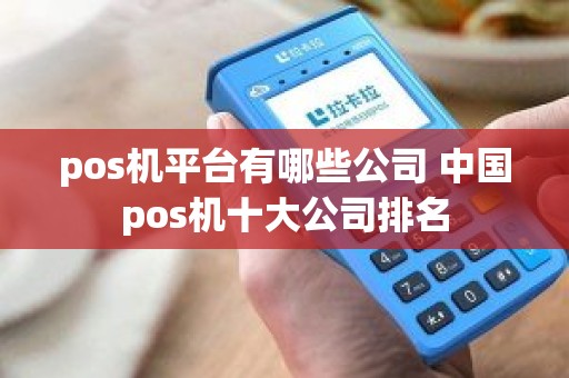 pos机平台有哪些公司 中国pos机十大公司排名