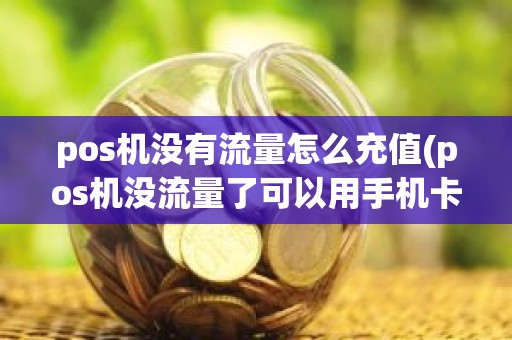 pos机没有流量怎么充值(pos机没流量了可以用手机卡吗)
