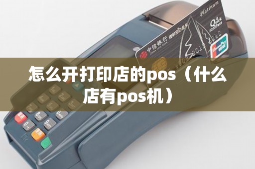 怎么开打印店的pos（什么店有pos机）