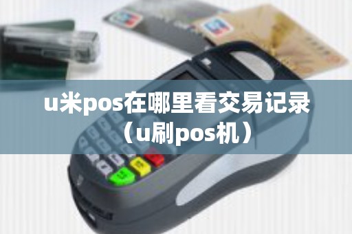 u米pos在哪里看交易记录（u刷pos机）