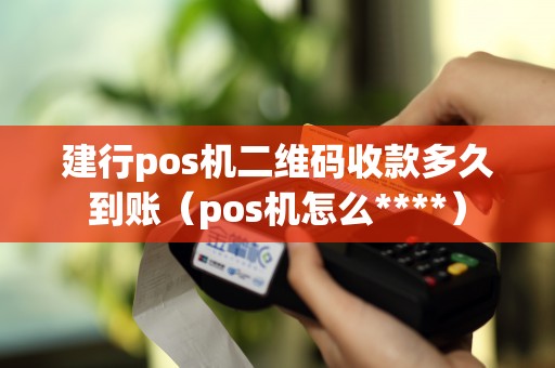 建行pos机二维码收款多久到账（pos机怎么****）
