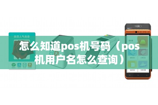怎么知道pos机号码（pos机用户名怎么查询）