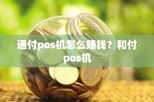 通付pos机怎么赚钱？和付pos机