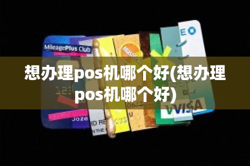 想办理pos机哪个好(想办理pos机哪个好)