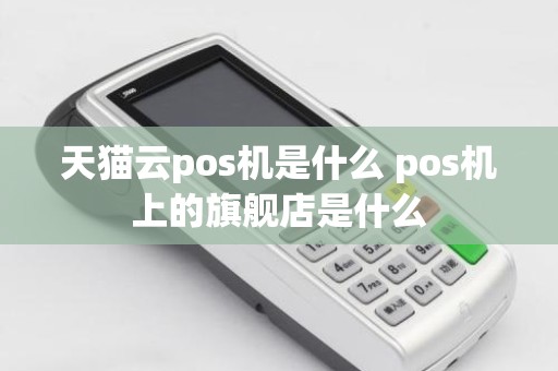 天猫云pos机是什么 pos机上的旗舰店是什么