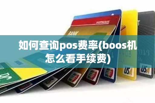 如何查询pos费率(boos机怎么看手续费)