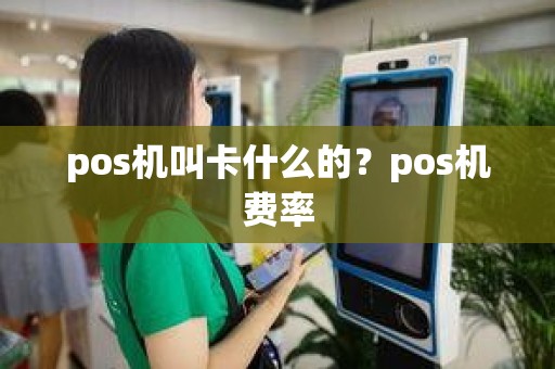 pos机叫卡什么的？pos机费率
