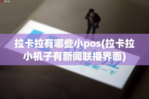 拉卡拉有哪些小pos(拉卡拉小机子有新闻联播界面)