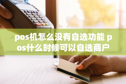 pos机怎么没有自选功能 pos什么时候可以自选商户