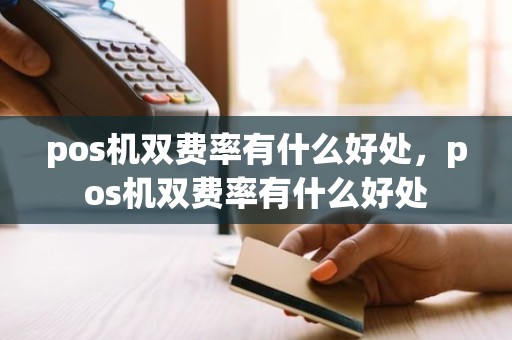 pos机双费率有什么好处，pos机双费率有什么好处