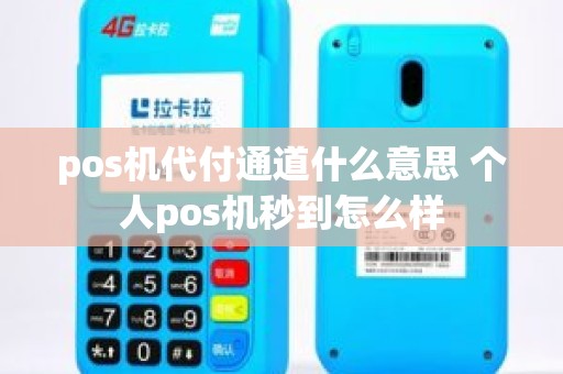 pos机代付通道什么意思 个人pos机秒到怎么样