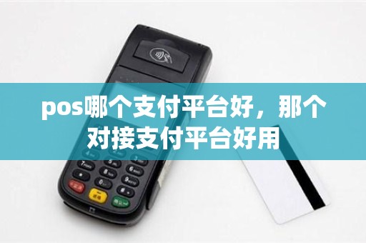 pos哪个支付平台好，那个对接支付平台好用
