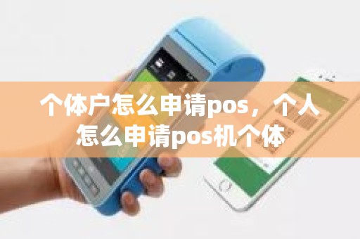 个体户怎么申请pos，个人怎么申请pos机个体