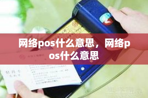 网络pos什么意思，网络pos什么意思