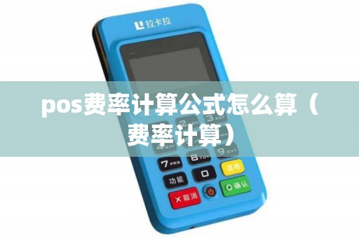 pos费率计算公式怎么算（费率计算）