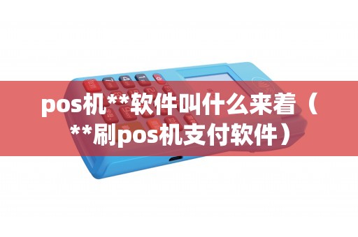pos机**软件叫什么来着（**刷pos机支付软件）