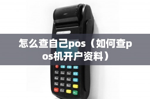 怎么查自己pos（如何查pos机开户资料）