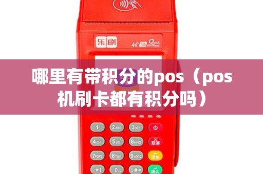 哪里有带积分的pos（pos机刷卡都有积分吗）